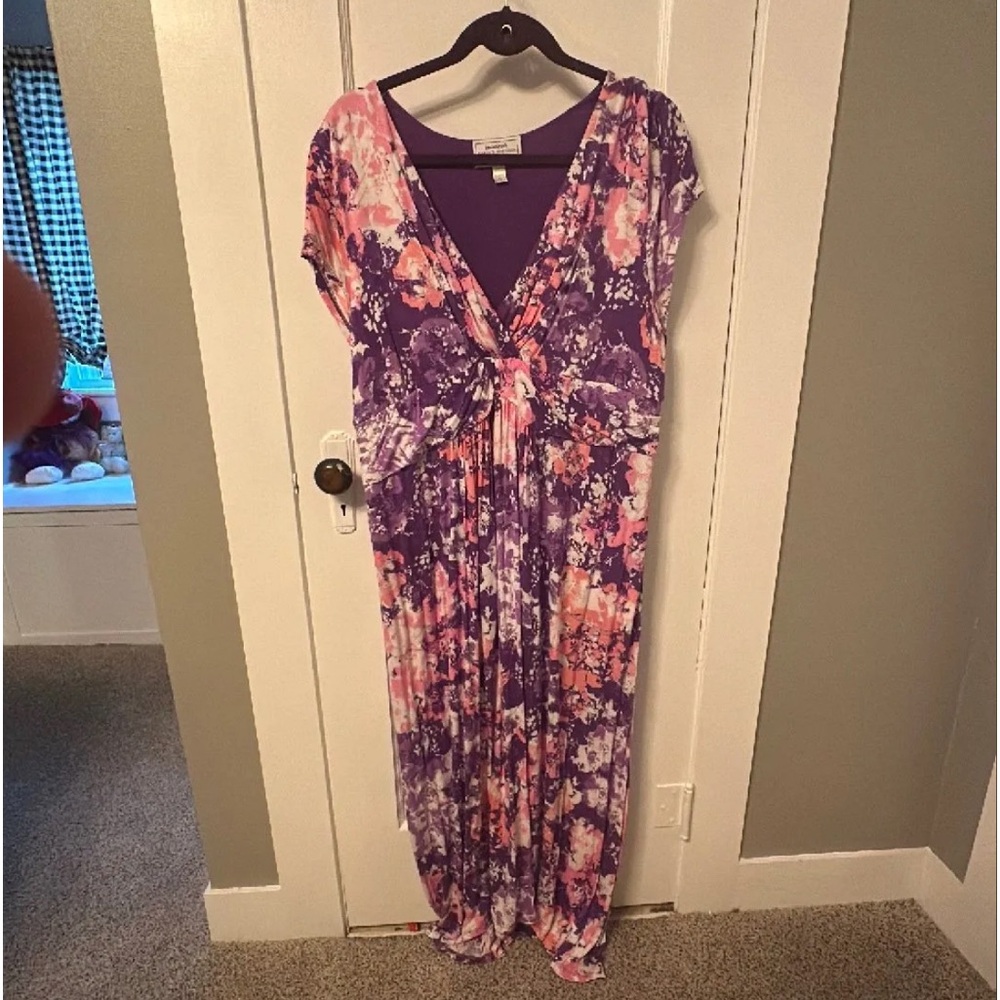 Carol Hickman maxi dress with jacket